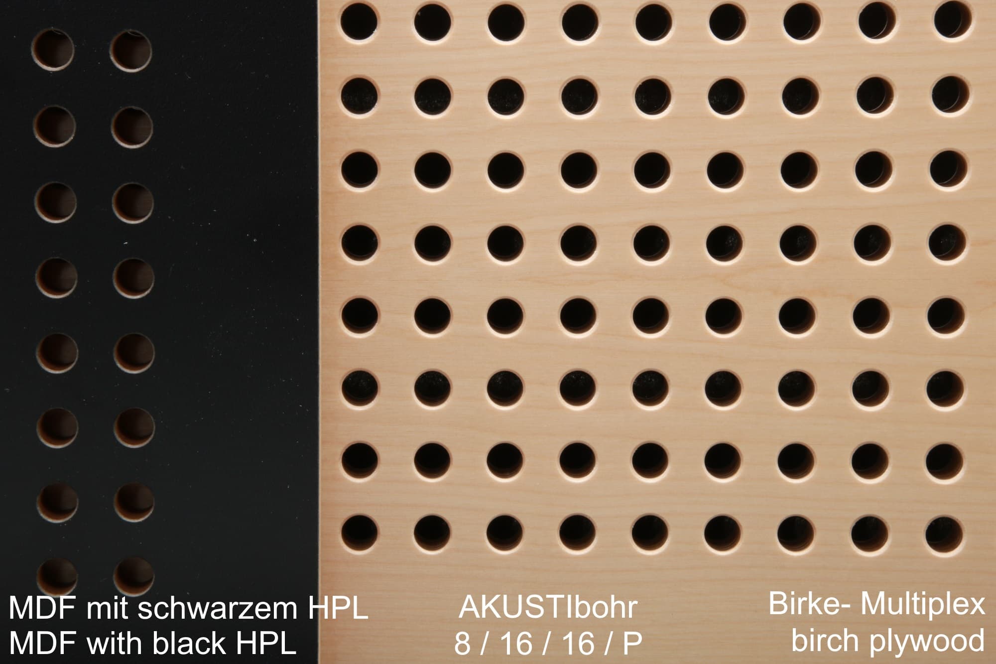 AKUSTIbohr Akustikplatte